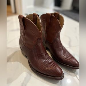 Women’s Tecovas ankle boots - Caiman material